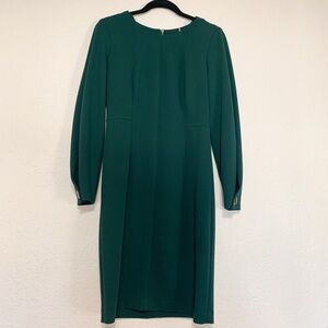Tommy Hilfiger Dark Green Long Sleeve Dress